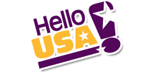 Hello USA Logo
