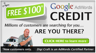 Free $100 Advertising Credit