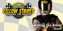 Yellow Stripes Making the Driver